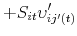 \displaystyle +S_{it}\upsilon _{ij^{\prime }(t)}^{\prime }