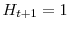  H_{t+1}=1