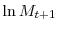  \ln M_{t+1}