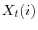 X_t (i)