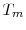  T_{m}