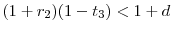  (1+r_{2})(1-t_{3})<1+d