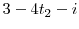  3-4t_2-i