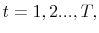  t=1,2...,T,