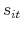  s_{it}