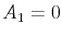 A_{1}=0