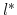  l^{\ast}