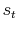  s_{t}