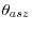 \theta _{asz} 