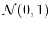  {\cal N}(0,1)