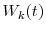  W_k(t)