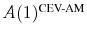 \ensuremath{A(1)^\text{CEV-AM}}