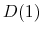 D(1)