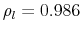 \rho_l=0.986