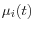 \mu _i (t)