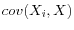 cov(X_i ,X)