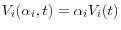V_i (\alpha _i ,t)=\alpha _i V_i (t)