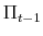 \Pi_{t-1}