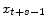  x_{t+s-1}