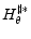  H^{\sharp\ast}_{\theta}