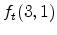  f_t(3,1)