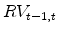  RV_{t-1,t}