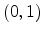  (0,1)