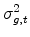  \sigma^2_{g,t}