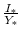 \frac{I_{\ast}}{Y_{\ast}}