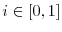i\in[0,1]