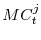 MC^{j}_{t}