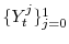 \{Y^{j}_{t}\}_{j=0}^{1}