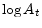  \log A_{t}