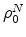  \rho_0^N
