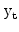  \rm y_{t}