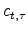  c_{t,\tau}