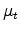  \mu_t 