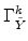 \Gamma_{\tilde Y}^k