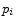 p_{i}
