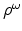  % \rho^{\omega}