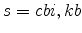  s=cbi,kb
