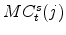  MC^{s}_{t}(j)