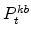  P_{t}^{kb}