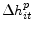  \Delta h^p_{it}