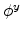  \phi^{y}