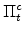  \Pi^{c}_{t}