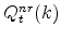  Q^{nr}_{t}(k)