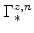  \Gamma^{z,n}_{\ast}