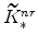  \widetilde{K}^{nr}_{\ast}