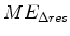  ME_{\Delta res}